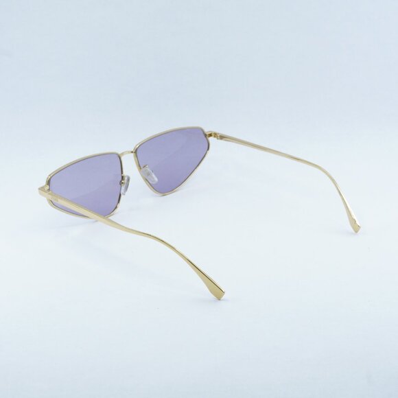 Final Price! Fendi FE40068U 30S Gold/Lilac Sunglasses - Picture 5 of 12